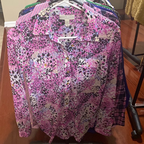 Animal Print Long Sleeve Blouse - Picture 1 of 2